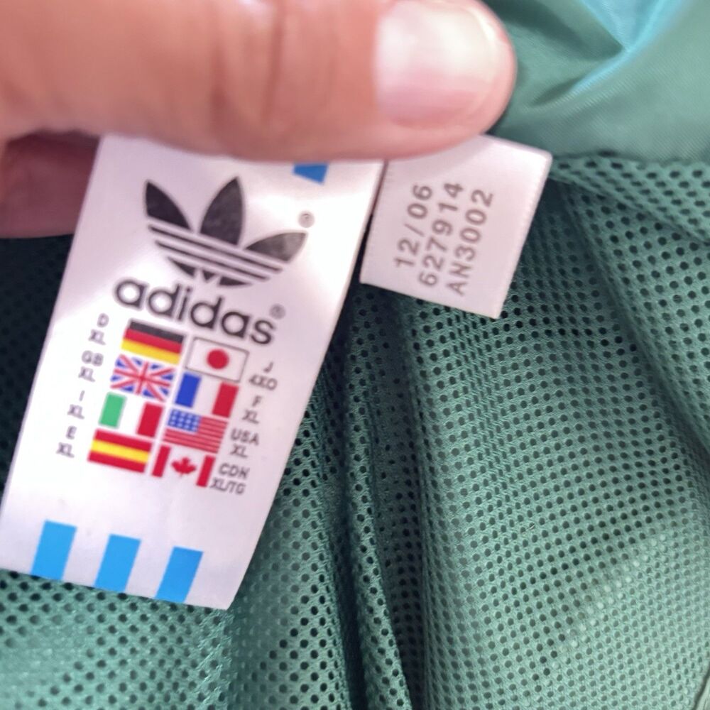 ADIDAS ORIGINALS ADS-200J MENS XL VINTAGE Y2K WINDBREAKER JACKET HOODED - Picture 8 of 13